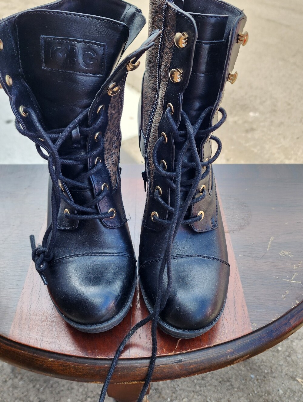 GBC Black Lace Up Boots